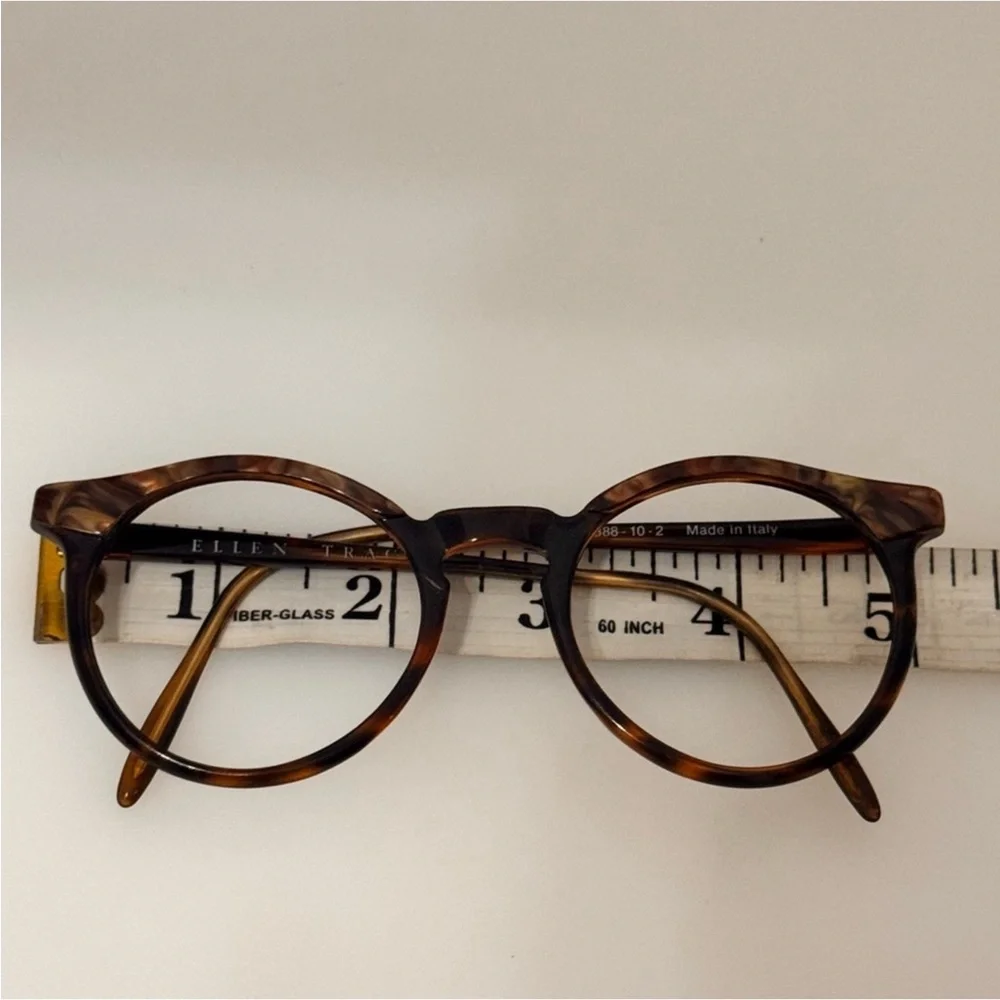 Authentic Ellen Tracy round designer prescription eyeglasses frames